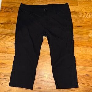 ❄️Women’s Eddie Bauer Black Cropped Pants size 16. Hiking/outdoors